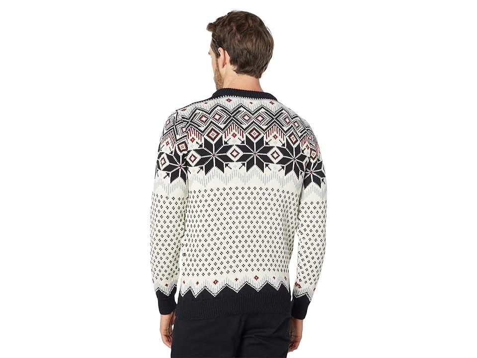 Dale of Norway Vegard Sweater Off-White/Red Rose) Men's Clothing Product Image