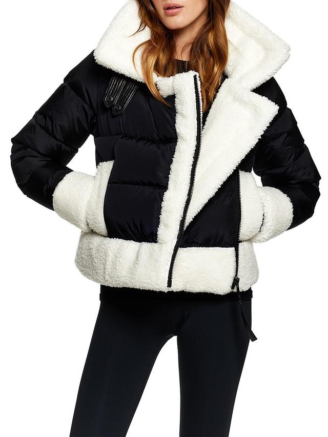 Womens Bennett Sherpa Down Puffer Jacket Product Image