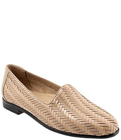 Trotters Liz III Woven Leather Slip Product Image