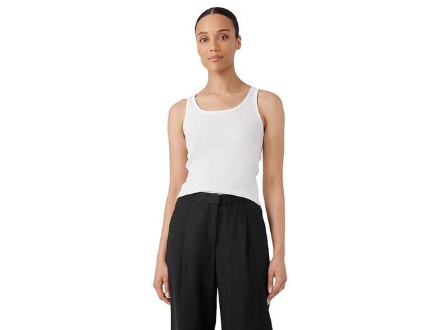 Eileen Fisher Scoop Neck Slim Tank Women's Clothing Product Image