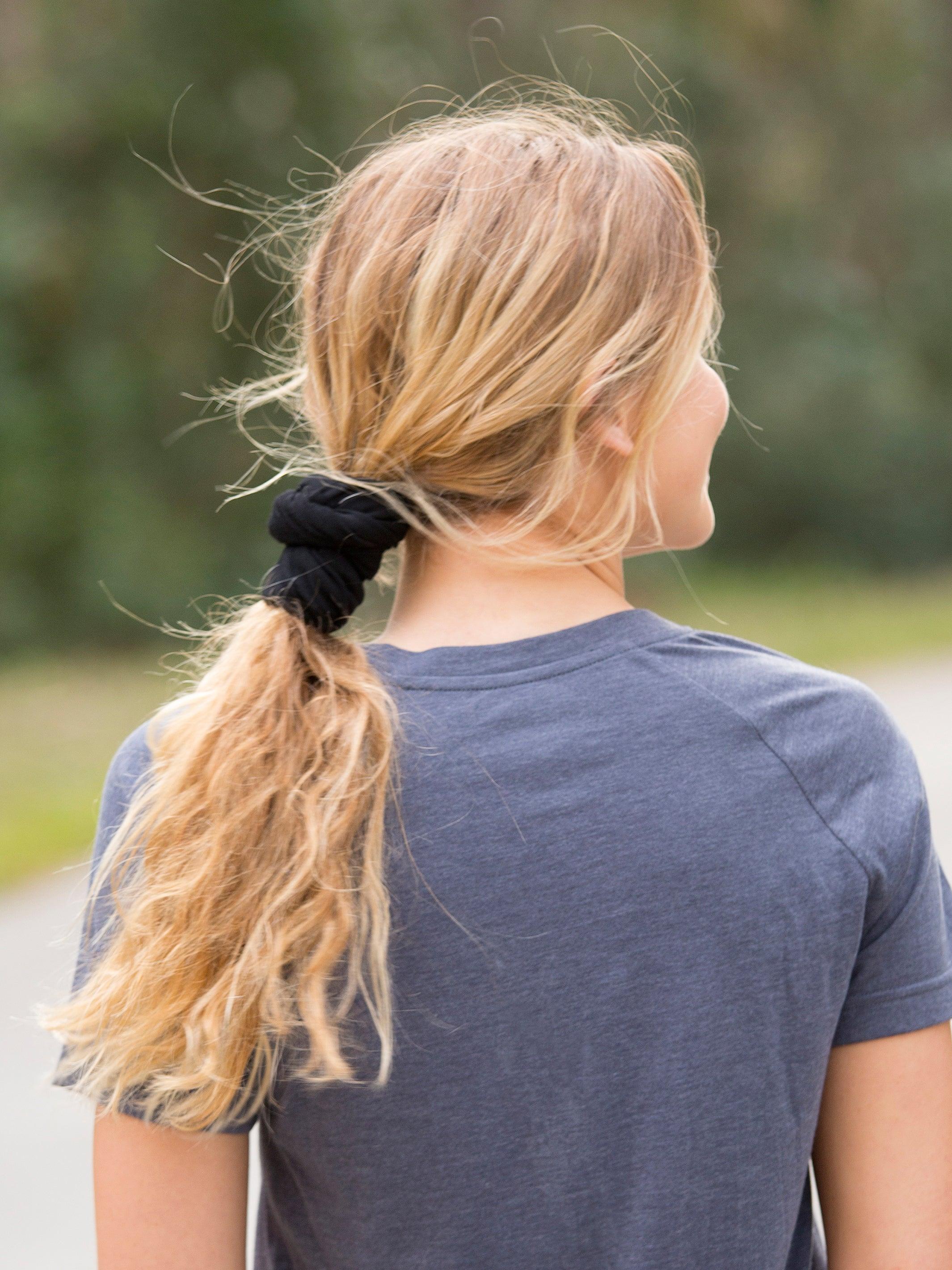 Full Boho Bandeau® Headband - Black Product Image