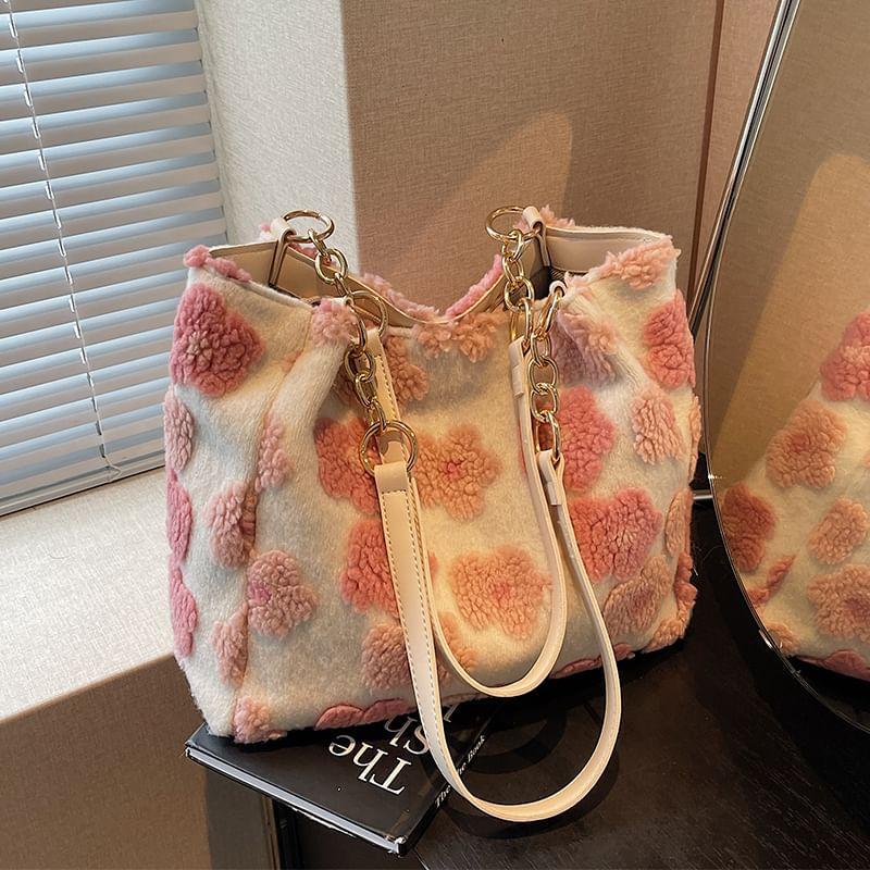 Floral Chain Strap Tote Bag Product Image