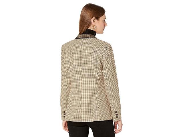 Vince Camuto One-Button Turned Collar Blazer (Hazelnut) Women's Clothing Product Image