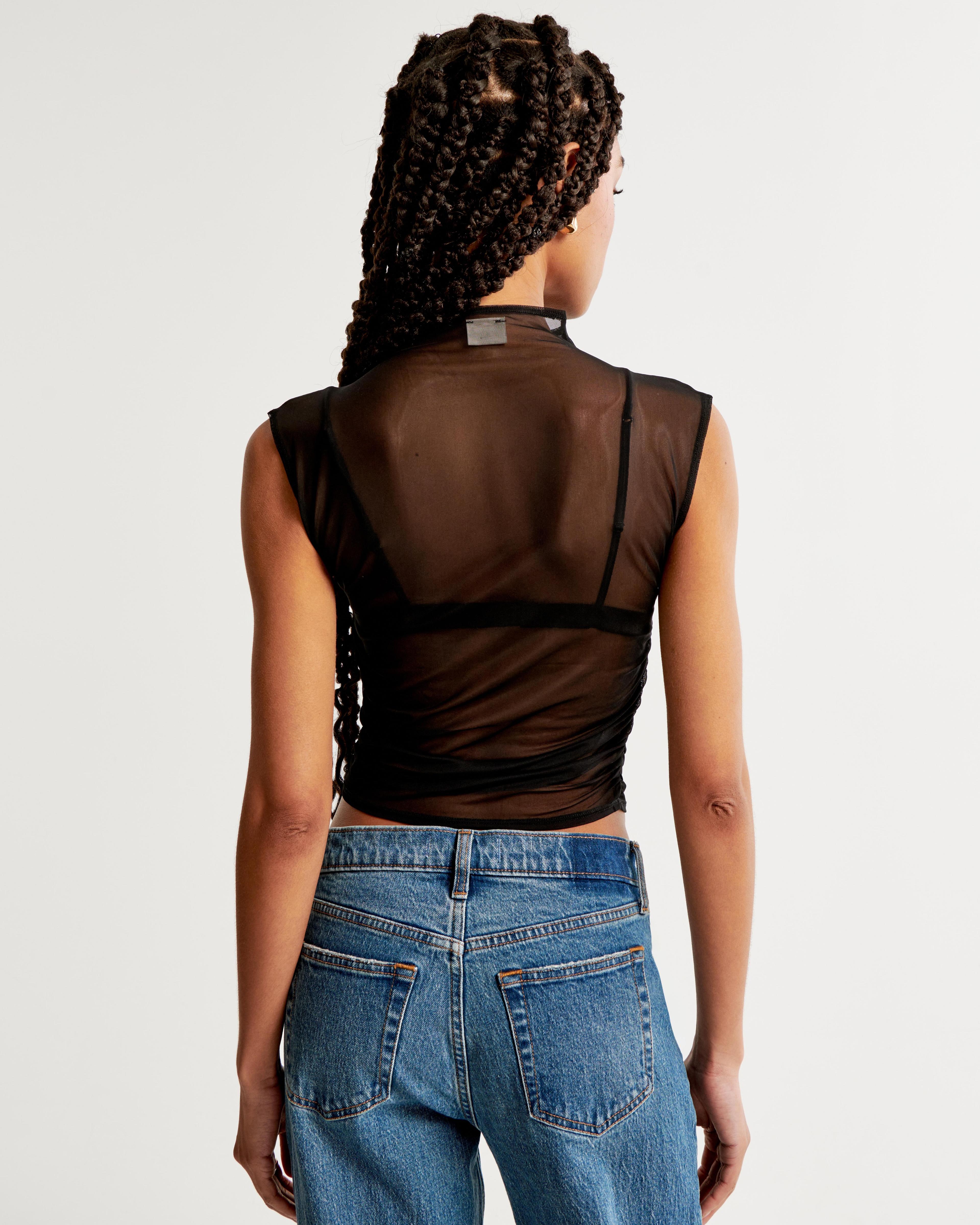 The A&F Paloma Mesh Top Product Image