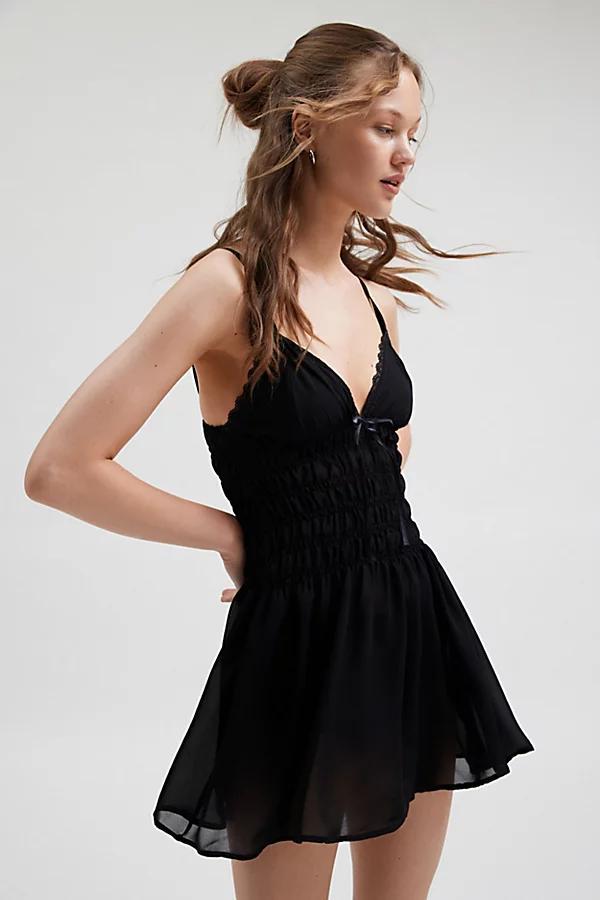 Motel Axely Ruched Mini Dress Womens at Urban Outfitters Product Image