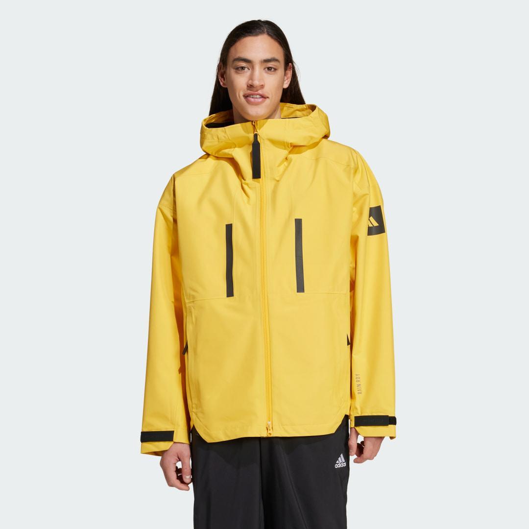 adidas Myshelter Rain.Rdy Jacket Black XL Mens Product Image