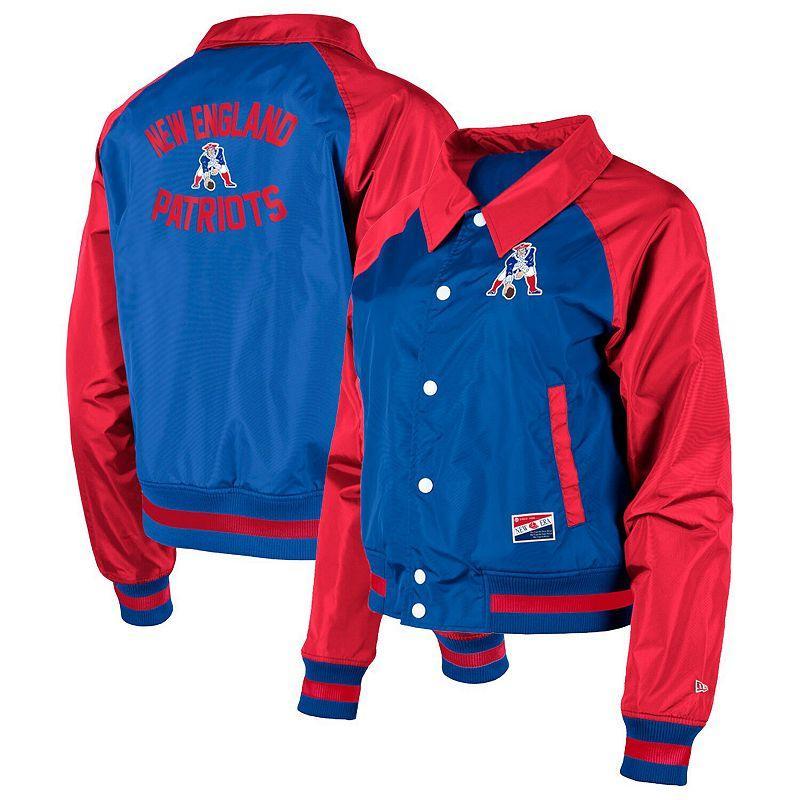 Womens New Era Royal Buffalo Bills Coaches Raglan Full-Snap Jacket Product Image