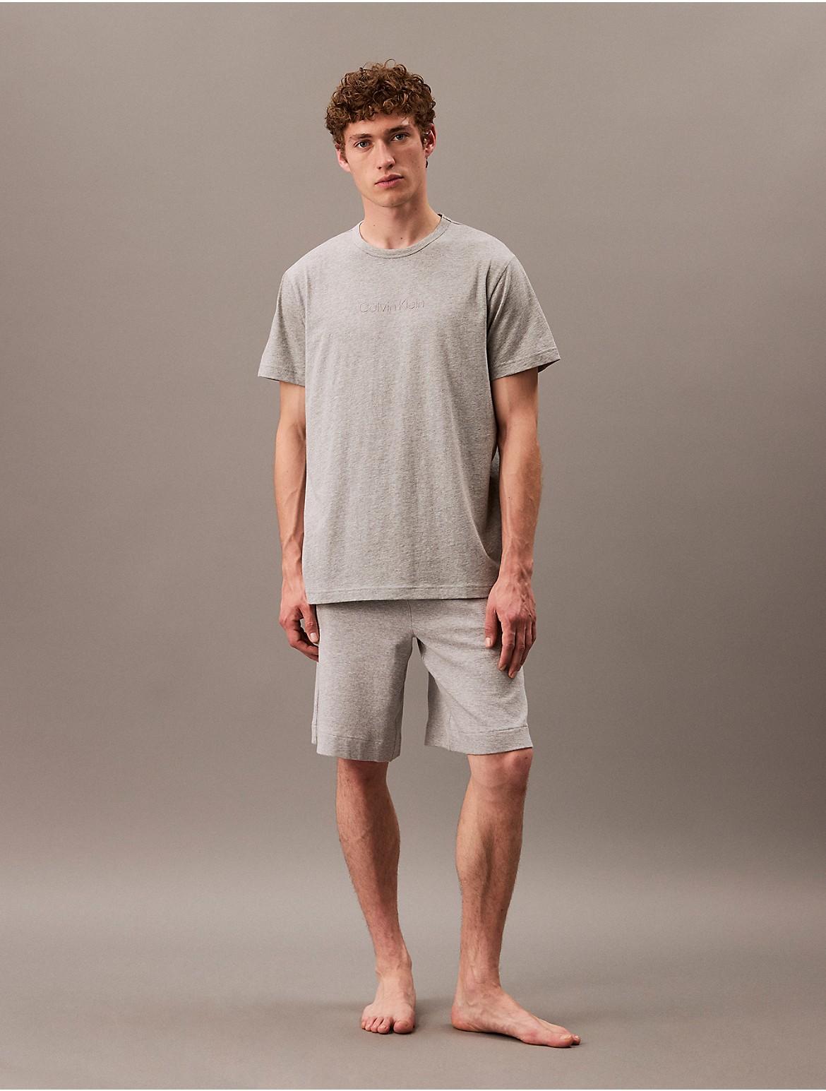 Calvin Klein Mens Calvin Klein Logo Sleep T-Shirt - Grey - S Product Image