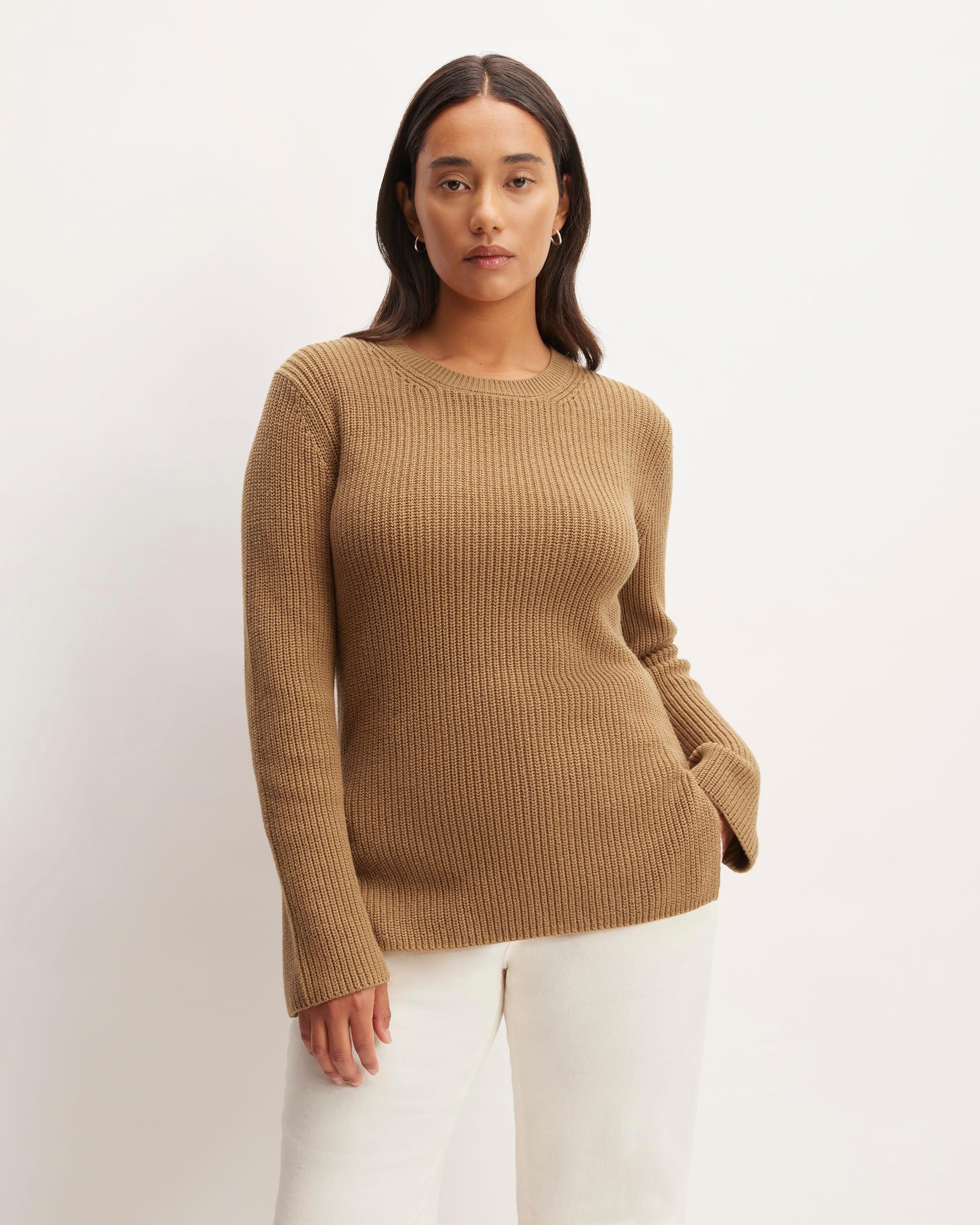 The Organic Cotton Slim Crew Sweater Product Image