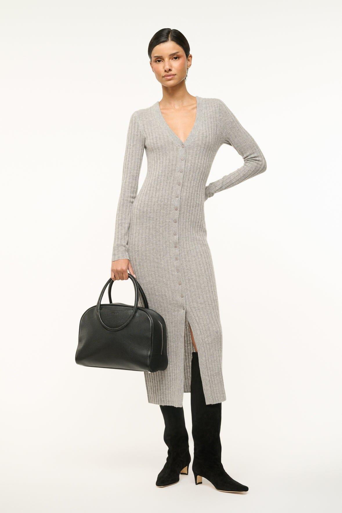 SHOKO CASHMERE SWEATER | HEATHER GREY Product Image