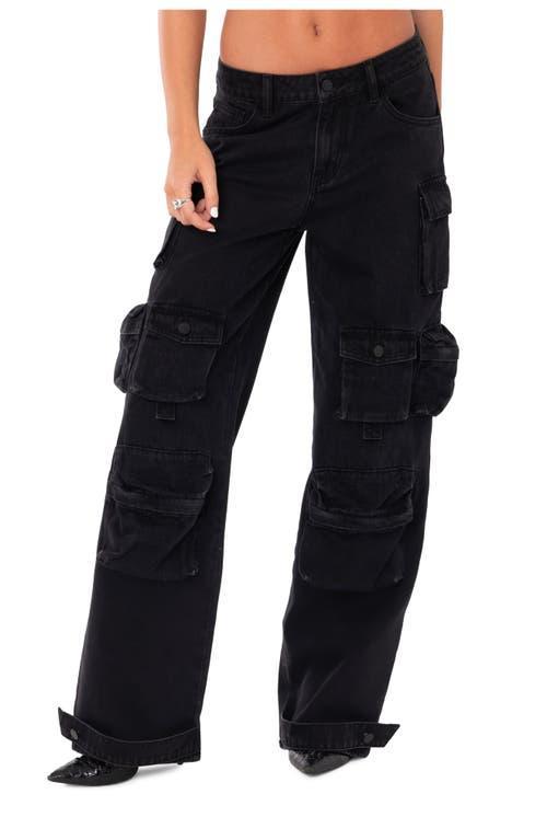 EDIKTED Oversize Cargo Jeans Product Image