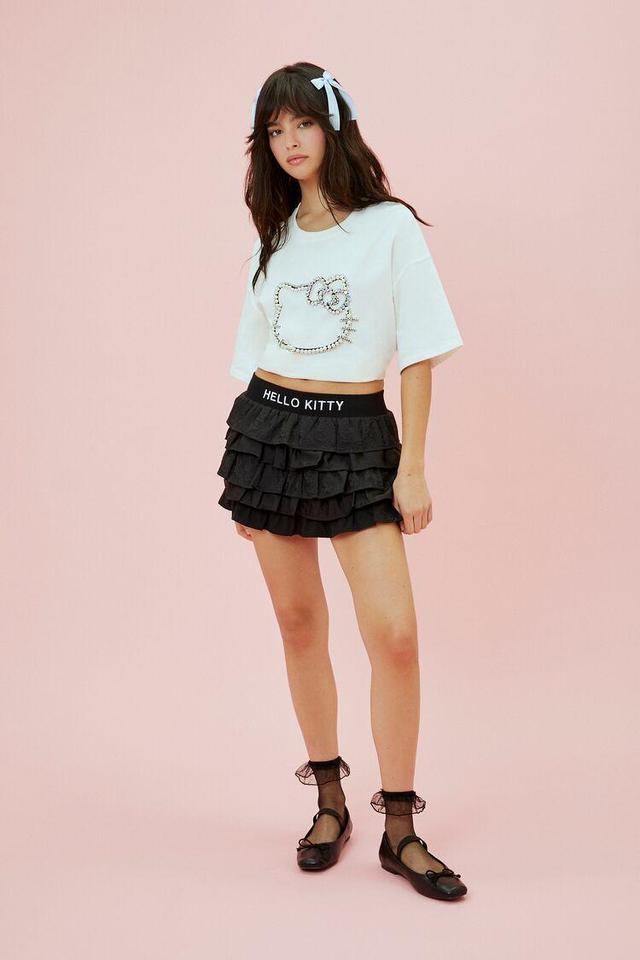 Hello Kitty Ruffle Mini Skirt | Forever 21 Product Image