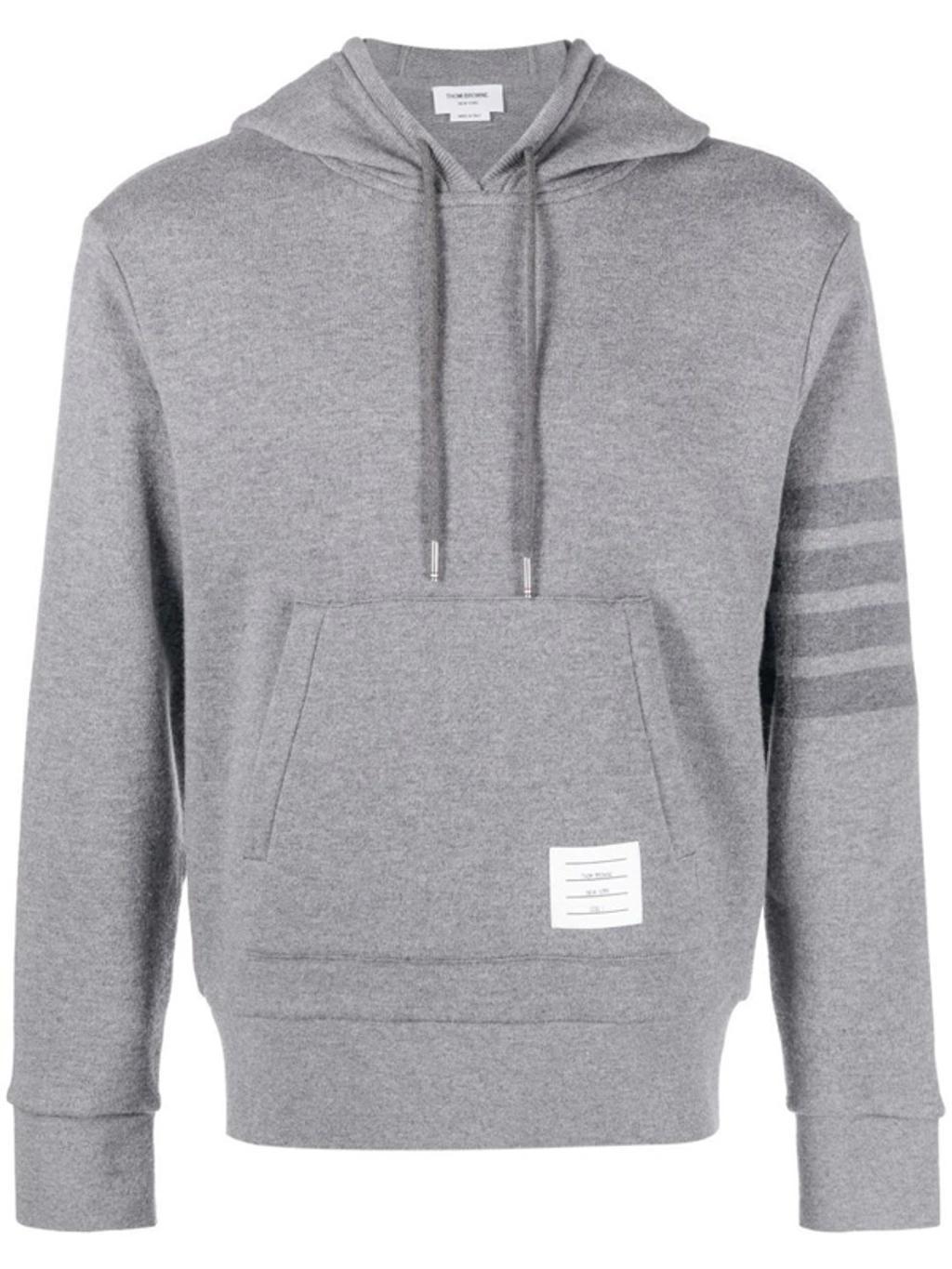 Grey Wool Hoodie Product Image