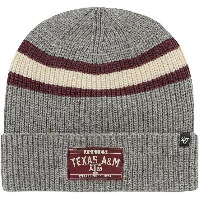 Mens 47 Charcoal Texas A&M Aggies Penobscot Cuffed Knit Hat Product Image