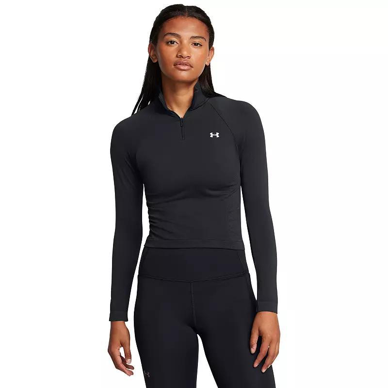 Womens Under Armour Vanish Seamless Crop Quarter Zip Top product image