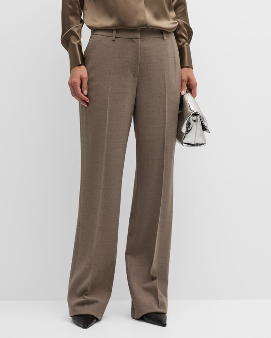 Gates Straight-Leg Stretch Wool Pants Product Image