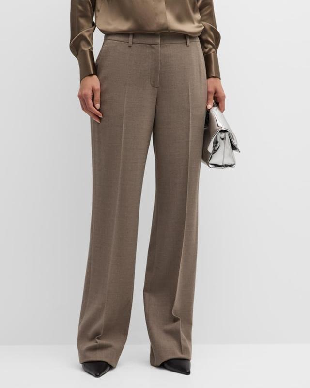 Gates Straight-Leg Stretch Wool Pants Product Image