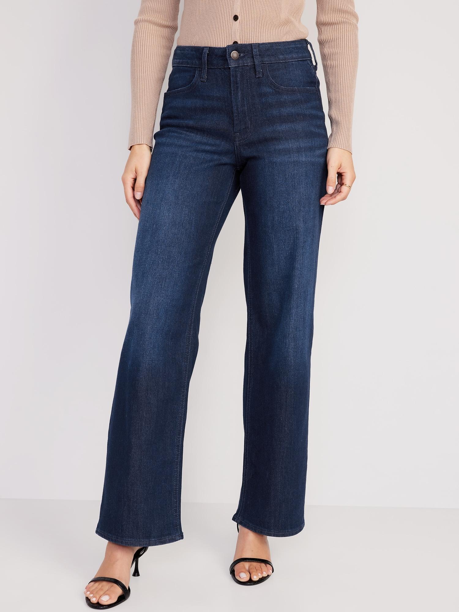 High-Waisted Wow Wide-Leg Jeans Product Image