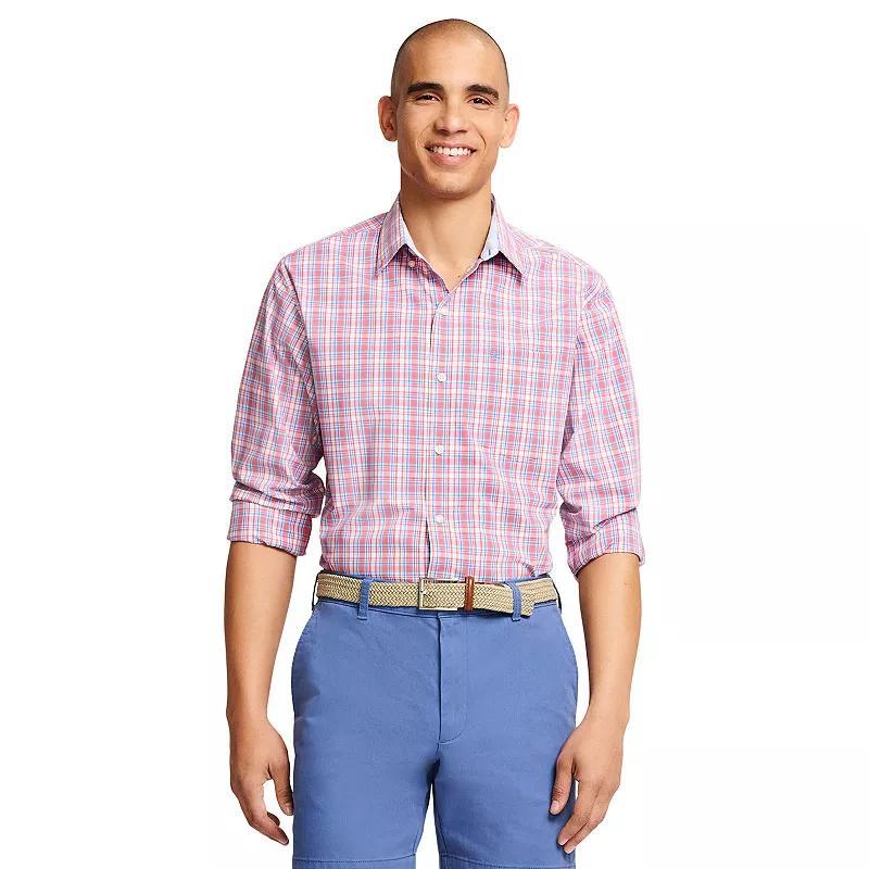 Mens IZOD Classic Plaid Button-Down Shirt Product Image