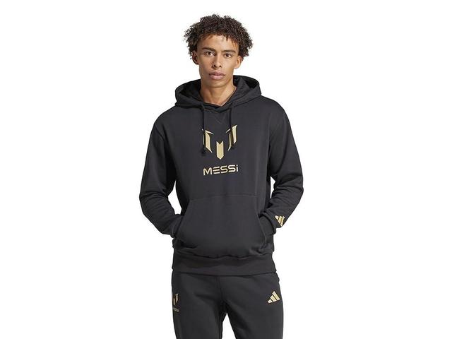 adidas Messi Fleece Hoodie Men's Sweatshirt Product Image