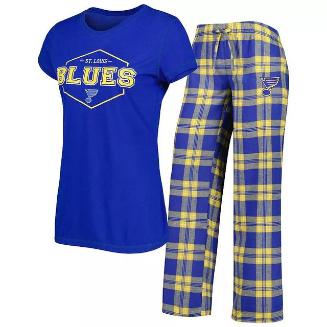 Womens Concepts Sport /Gold St. Louis s Badge T-Shirt & Pants Sleep Set Product Image