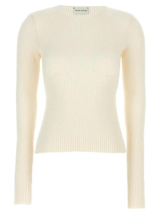 MAGDA BUTRYM 07 Sweater In White Product Image