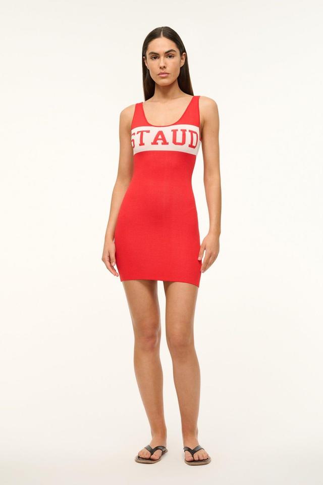 LIFEGUARD COVERUP DRESS | RED ROSE Product Image