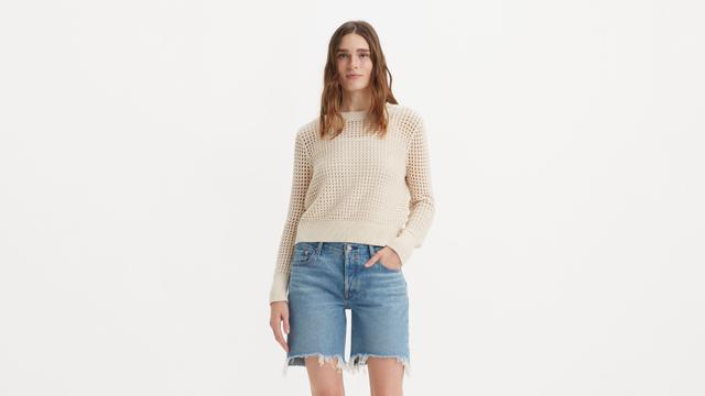 Superbloom Crochet Long Sleeve Top Product Image