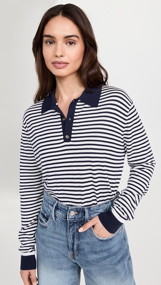 La Ligne Stripe Classic Sweater Polo | Shopbop product image