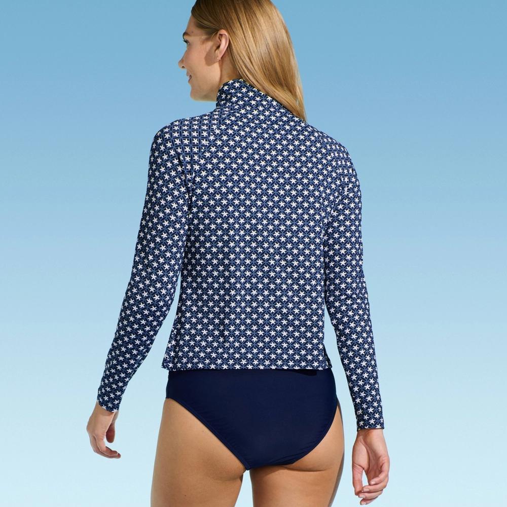 Lands' End Women's Quarter Zip Rash Guard Product Image