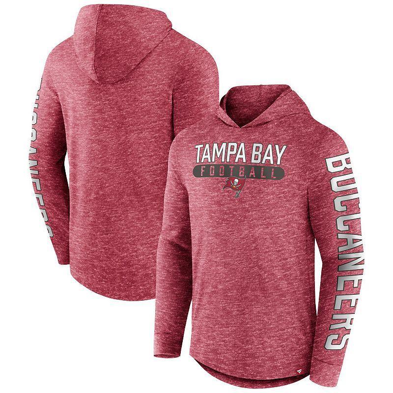 Mens Fanatics Branded Heather Tampa Bay Buccaneers Pill Stack Long Sleeve Hoodie T-Shirt Product Image