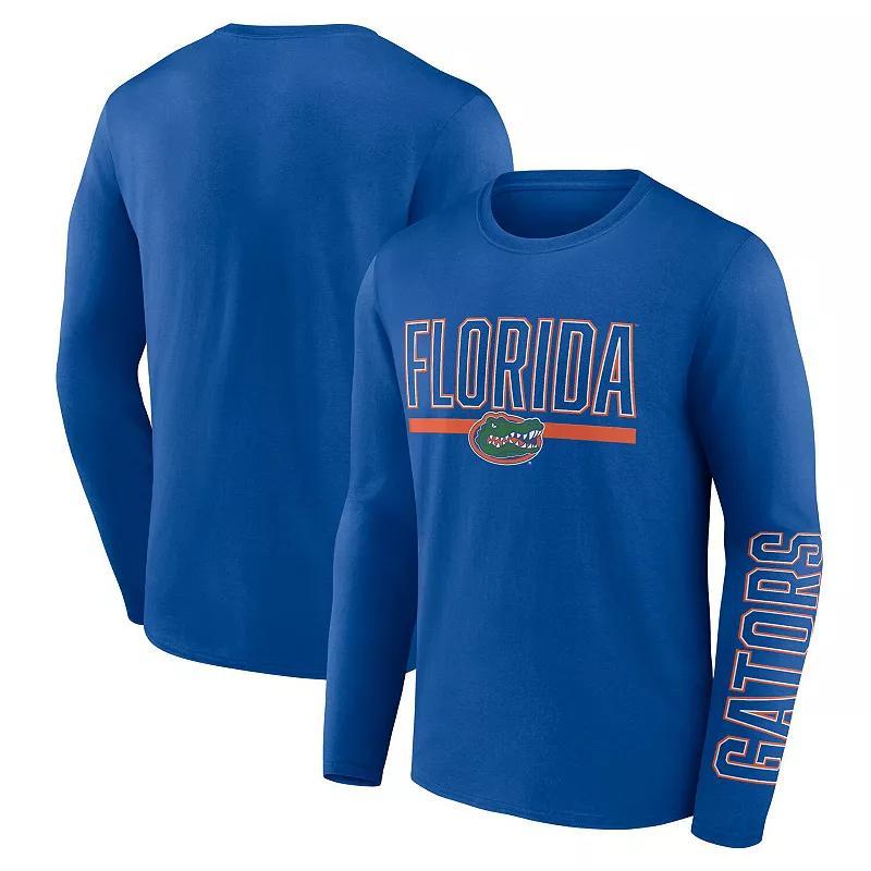 Mens Profile Royal Florida Gators Big & Tall Two-Hit Graphic Long Sleeve T-Shirt Product Image