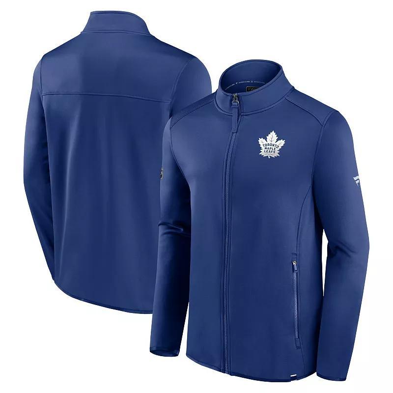 Mens Fanatics Branded Blue Toronto Maple Leafs Authentic Pro Full-Zip Jacket Product Image