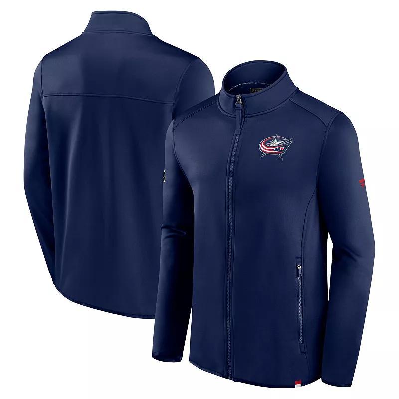 Mens Fanatics Branded Columbus Blue Jackets Authentic Pro Full-Zip Jacket Product Image