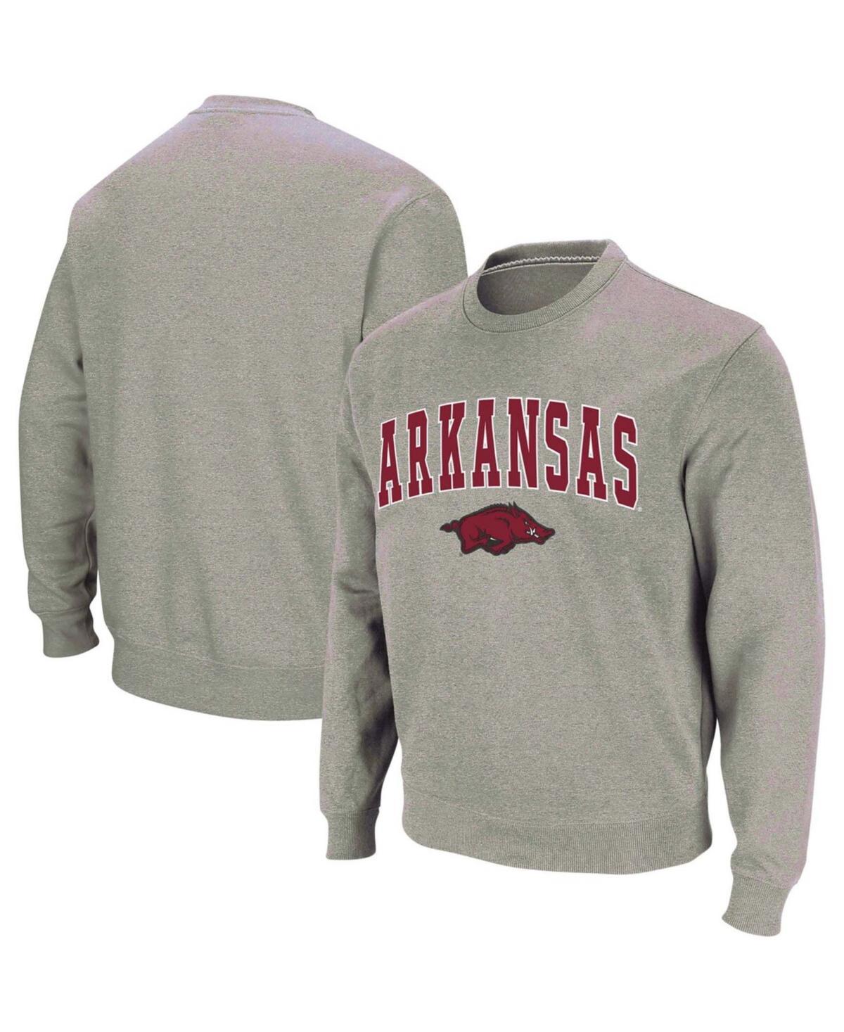 Colosseum Mens Arkansas Razorbacks Arch and Logo Crew Neck Sweatshirt Product Image