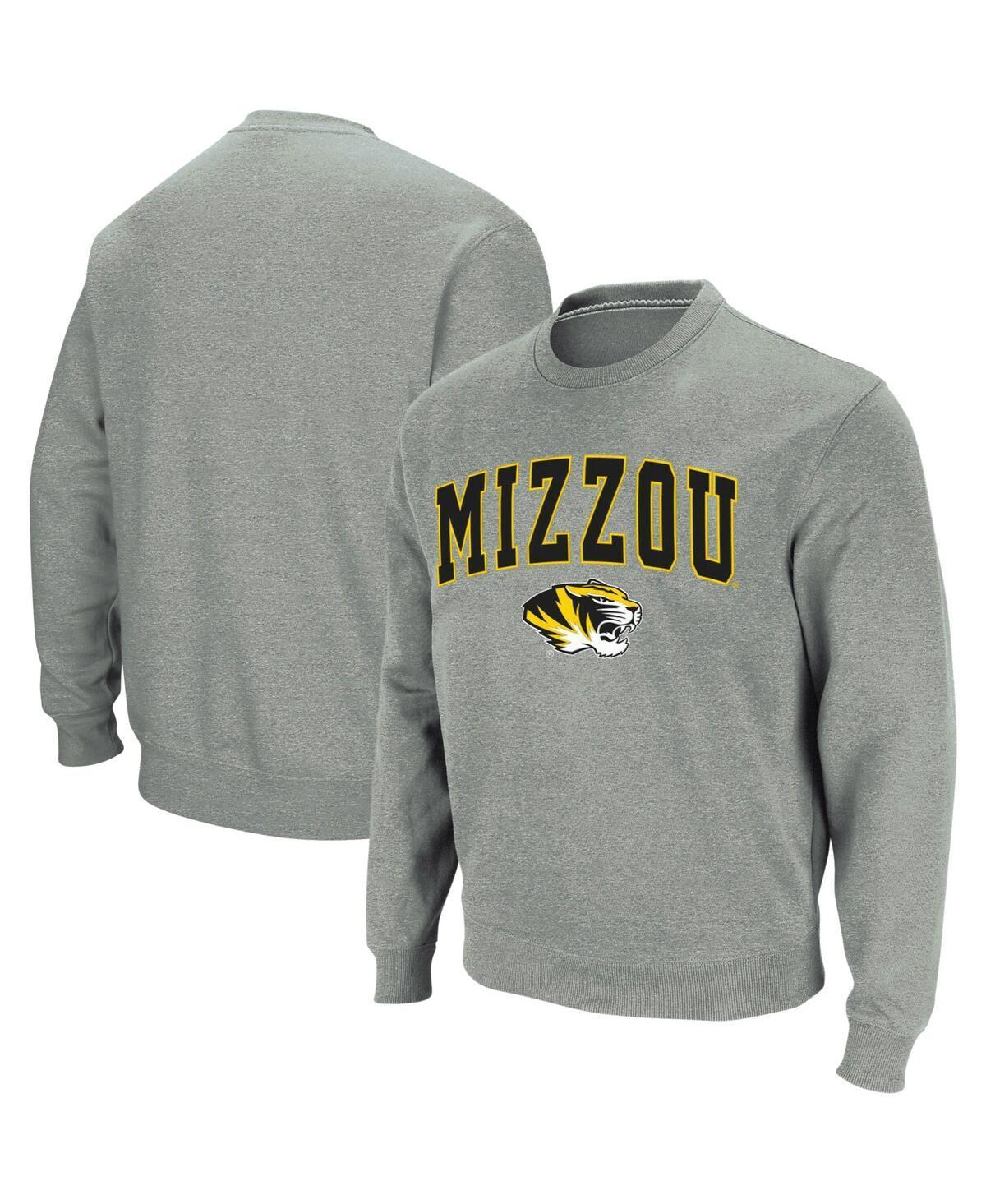 Colosseum Mens Missouri Tigers Arch & Logo Crew Neck Sweatshirt Product Image