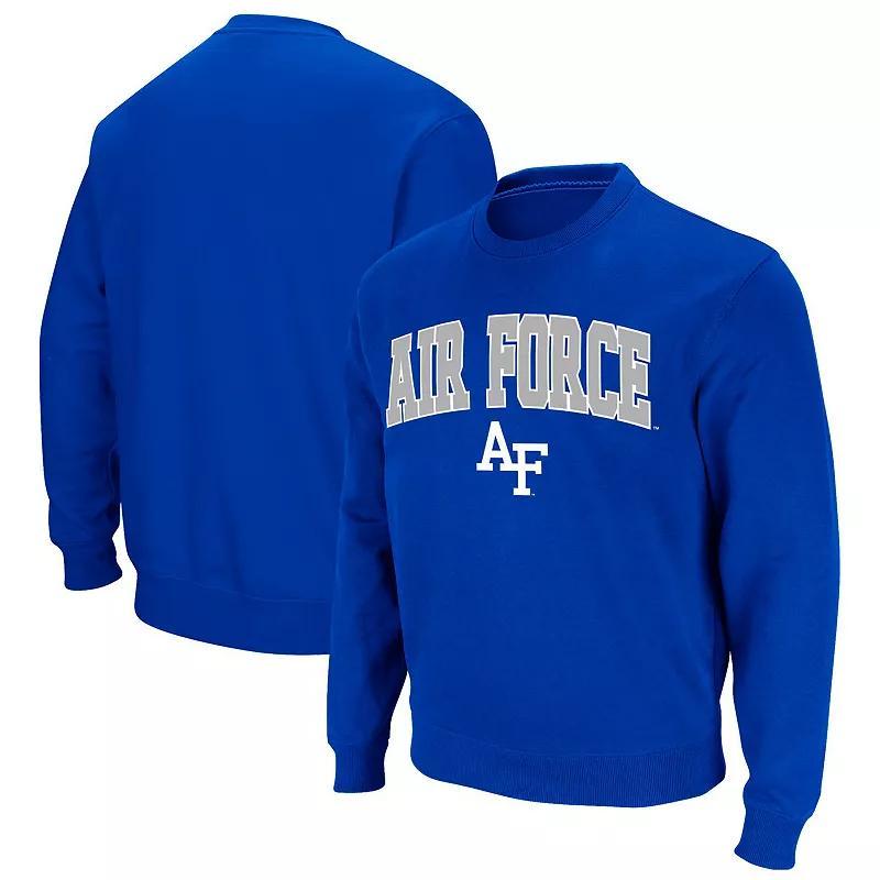 Mens Colosseum Royal Air Force Falcons Arch & Logo Pullover Sweatshirt Product Image