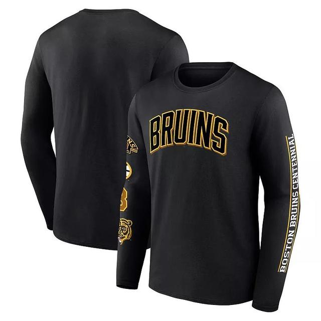 Mens Fanatics Branded Boston Bruins Centennial Long Sleeve T-Shirt Product Image