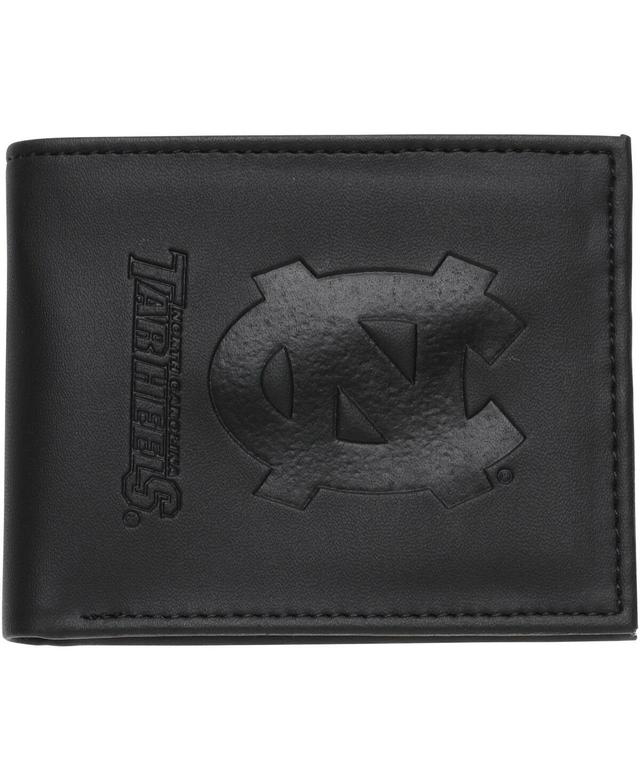 Mens Black North Carolina Tar Heels Hybrid Bi-Fold Wallet - Black Product Image