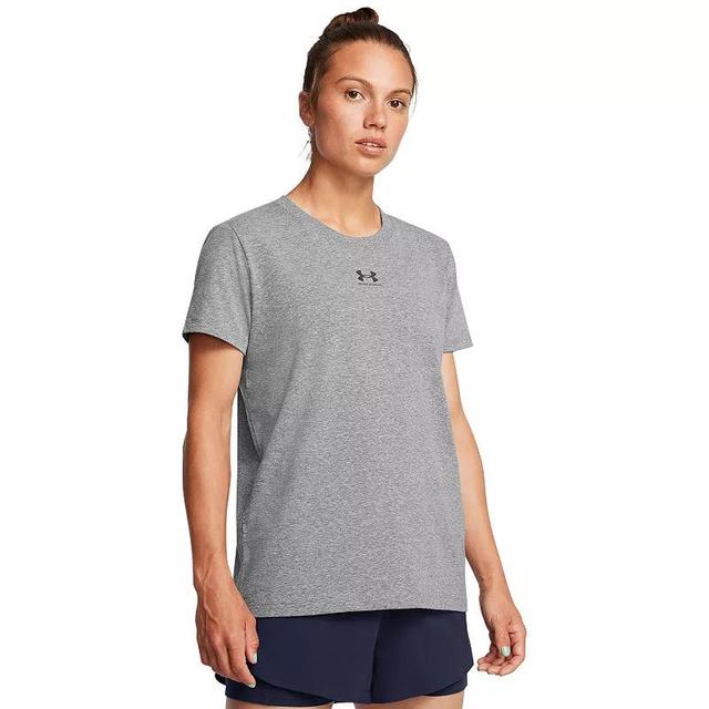 Womens UA Rival Core Short Sleeve Product Image