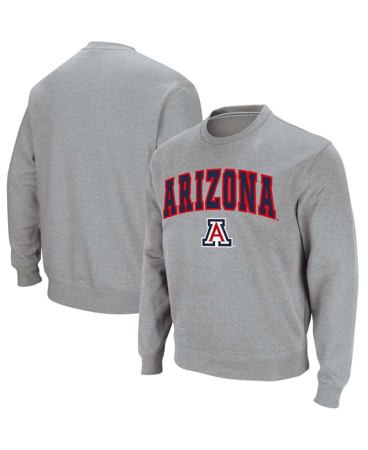 Colosseum Mens Montana Grizzlies Arch and Logo Crew Neck Sweatshirt Product Image