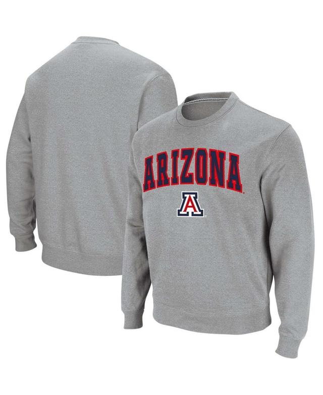 Colosseum Mens Montana Grizzlies Arch and Logo Crew Neck Sweatshirt Product Image