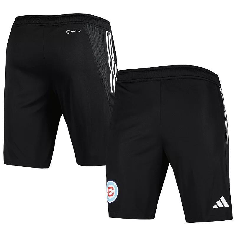 Mens adidas Black Chicago Fire 2023 On-Field AEROREADY Training Shorts Product Image