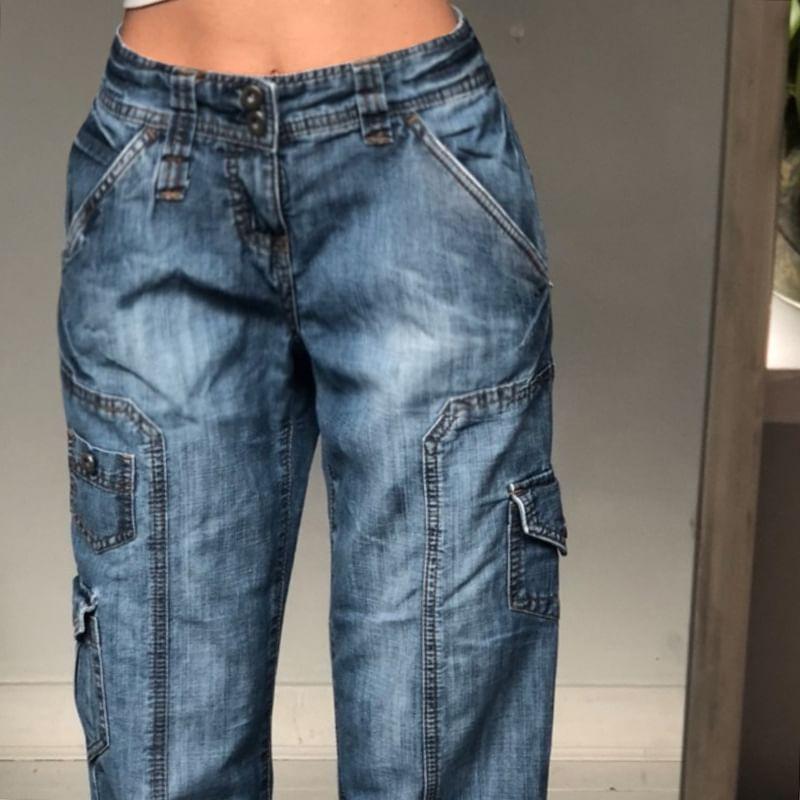 Mid-Rise Wide-Leg Jeans Product Image