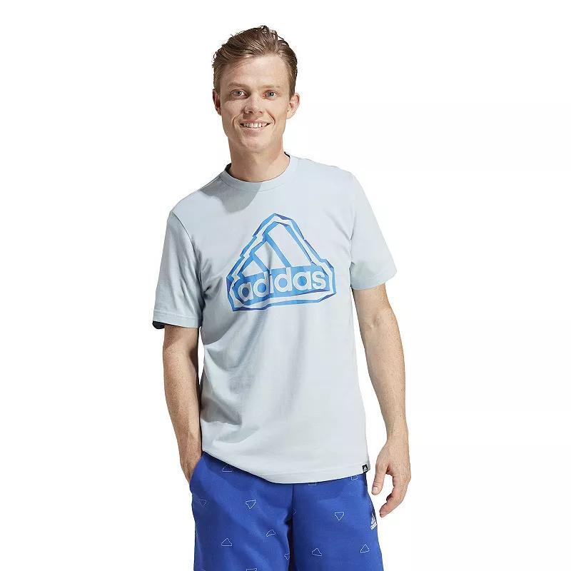 Mens adidas Folded Badge Sportswear Graphic Tee Product Image