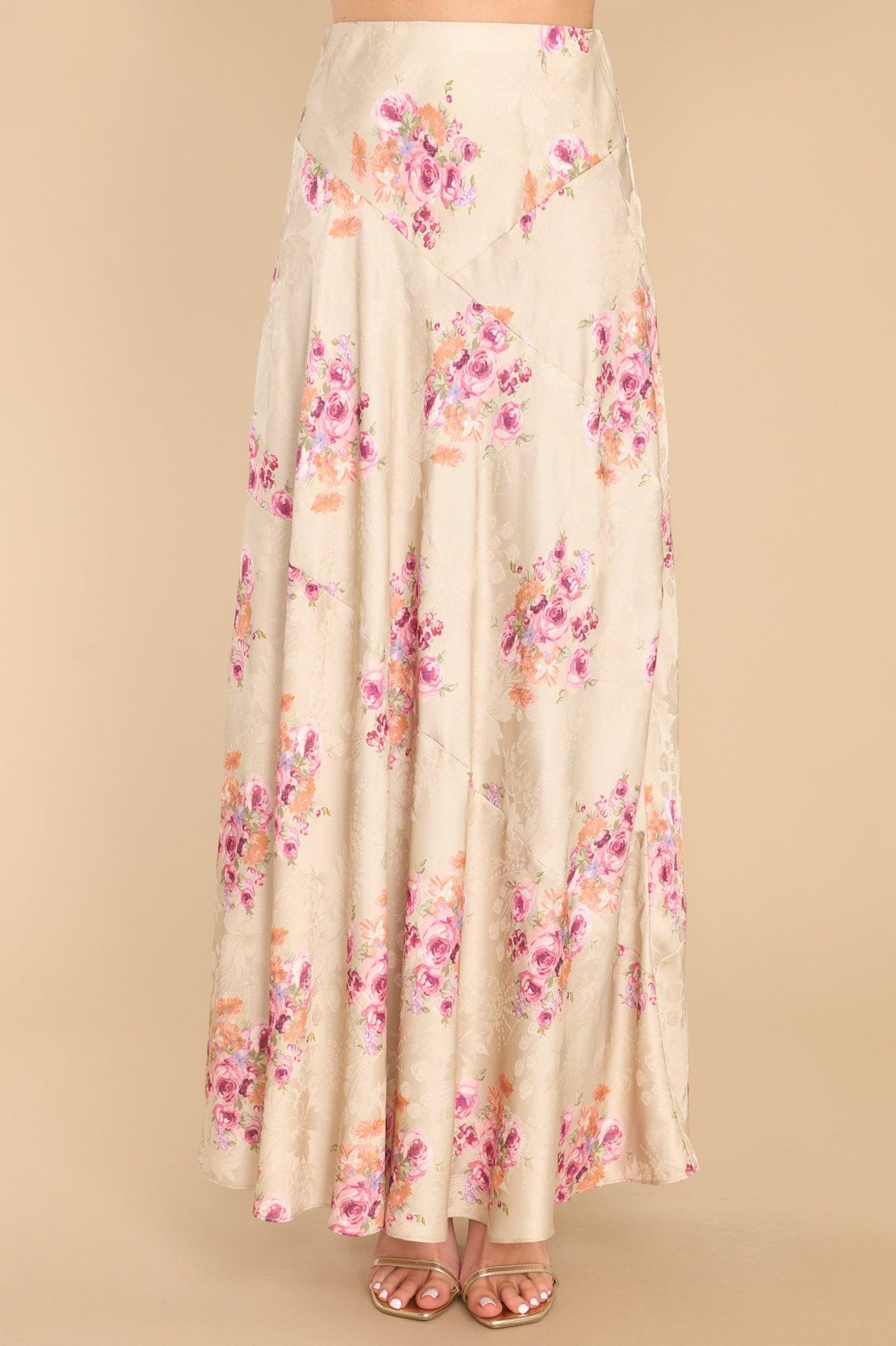 Booker Rosie Mauve Maxi Skirt Product Image