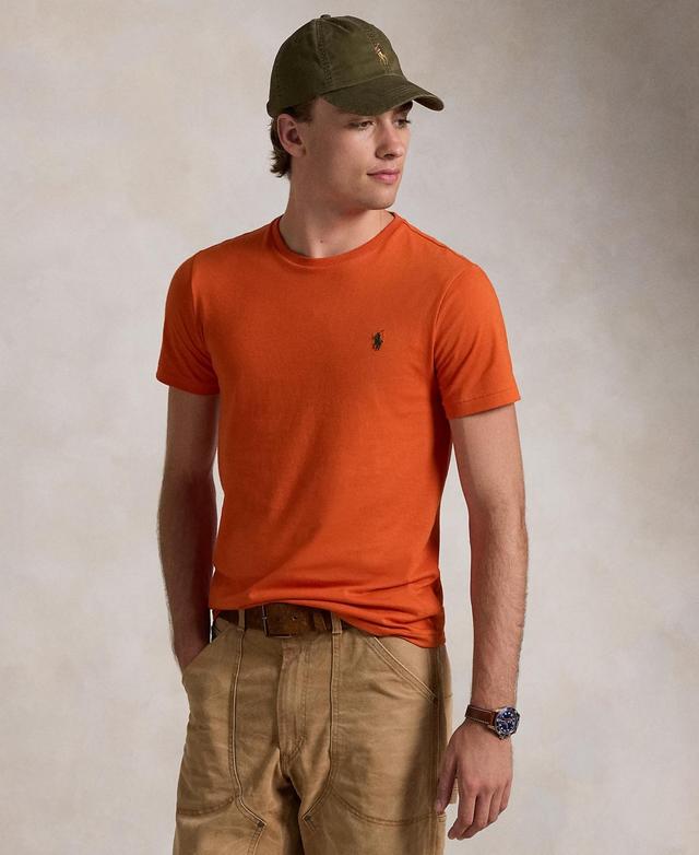 Polo Ralph Lauren Mens Classic-Fit Jersey Crewneck T-Shirt Product Image