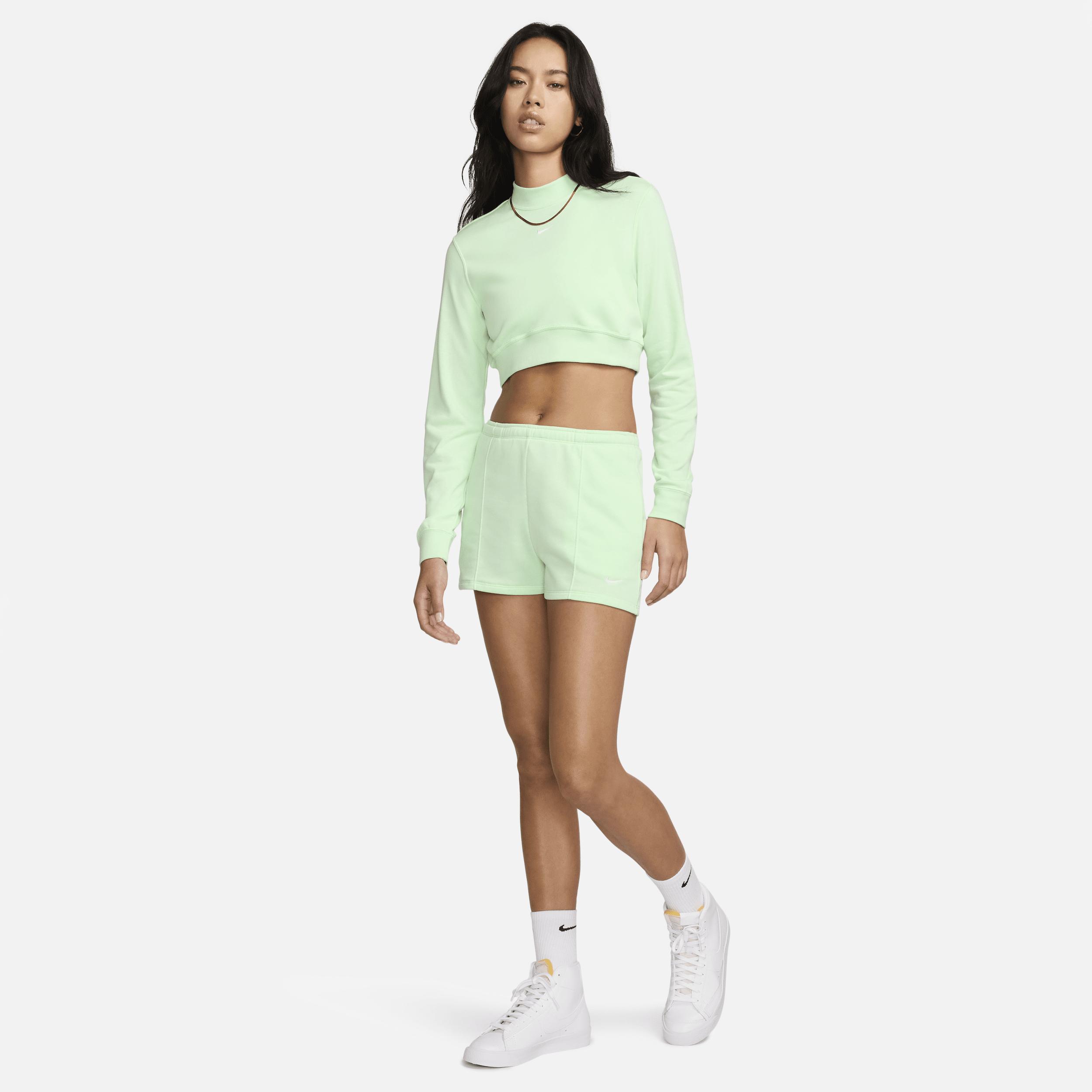 Womens Nike Sportswear Chill Terry High-Waisted Slim 2 French Terry Shorts Product Image