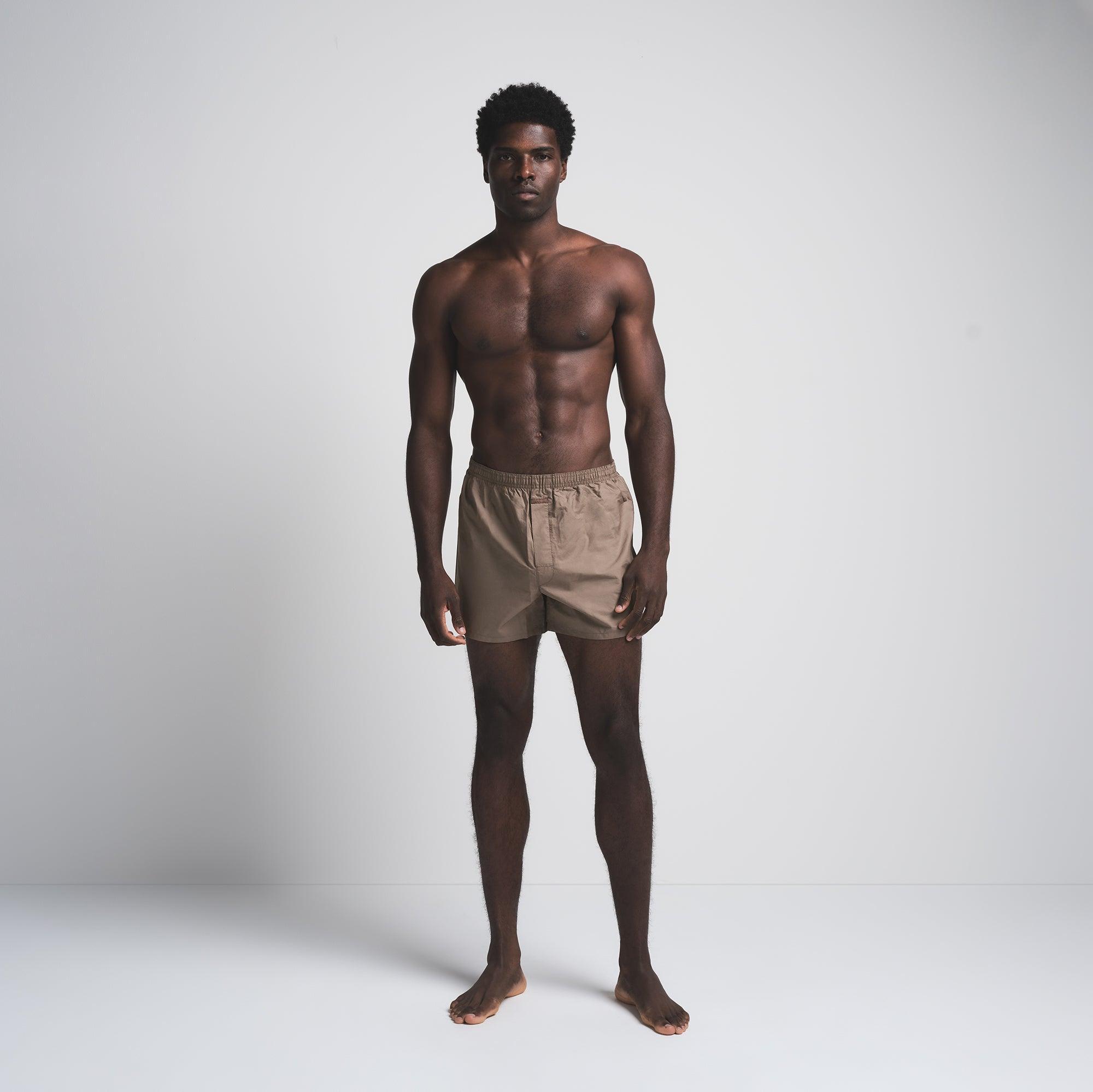 COTTON POPLIN MENS BOXER 3-PACK | ONYX ASH FAIR ISLE Product Image