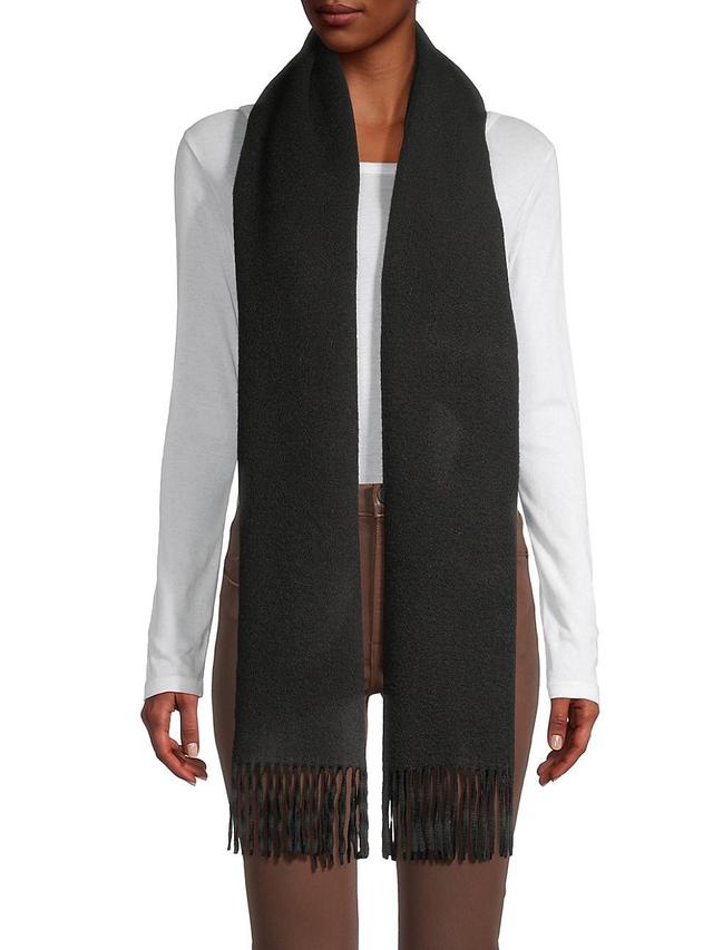 Womens Double-Face Cashmere Scarf Product Image